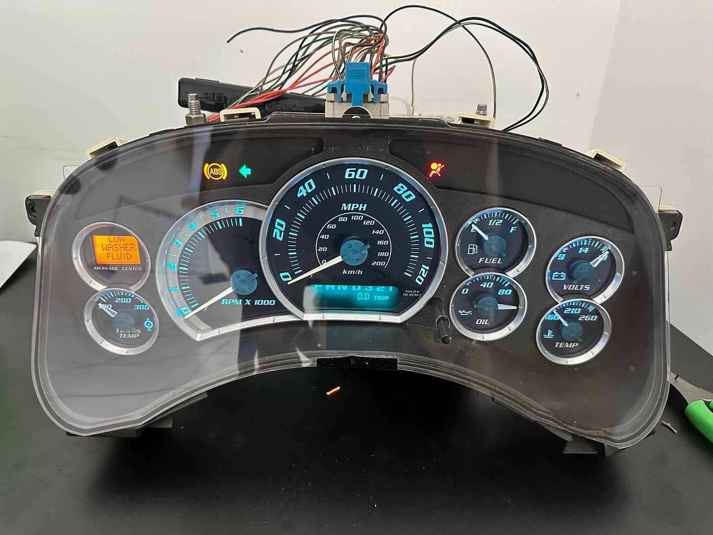 Custom 99-02 Silverado Gauge Cluster