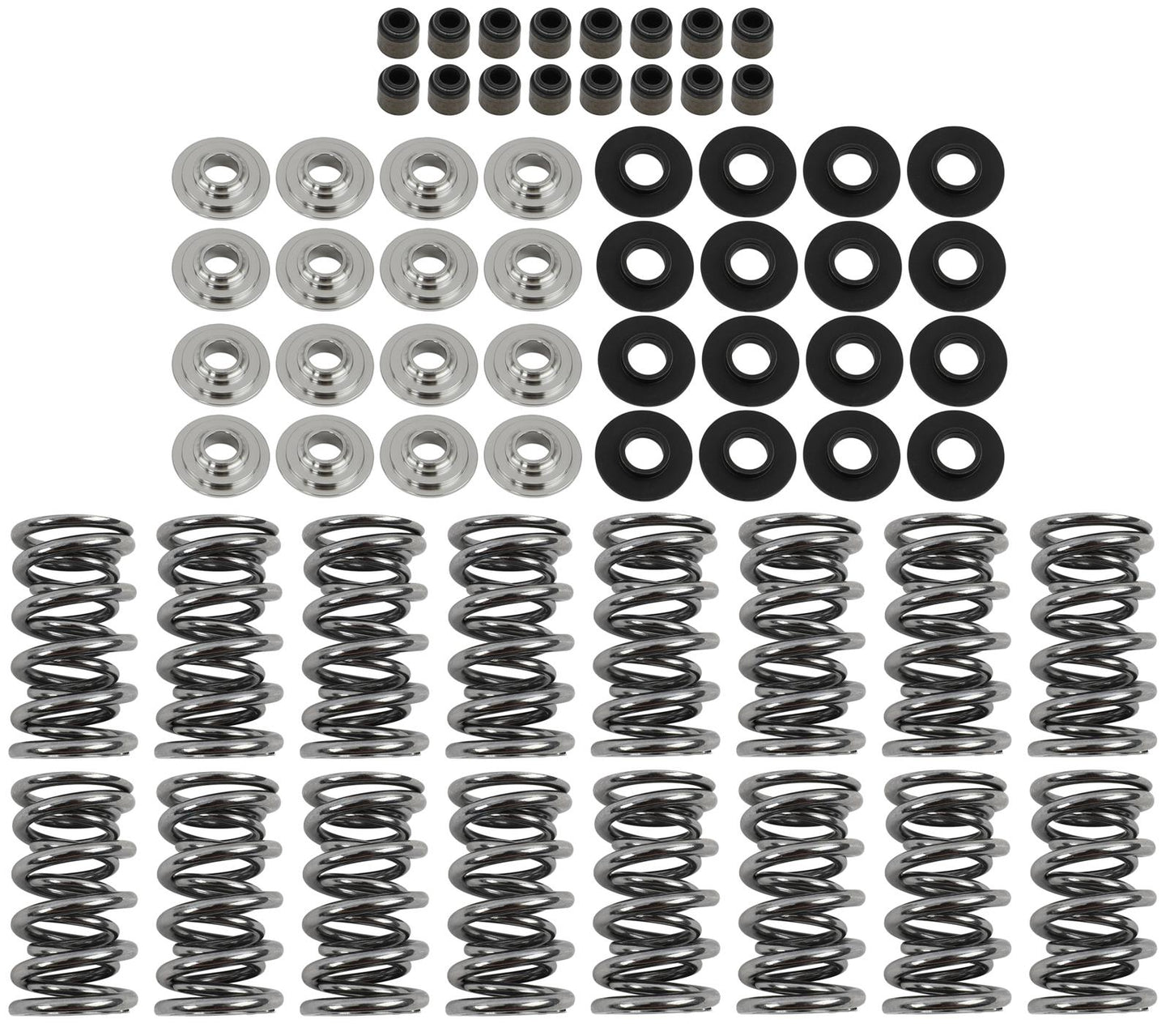 Gen 5 LT4 660" Dual Valve Spring Kit with Premium Polished Springs & Titanium Retainers