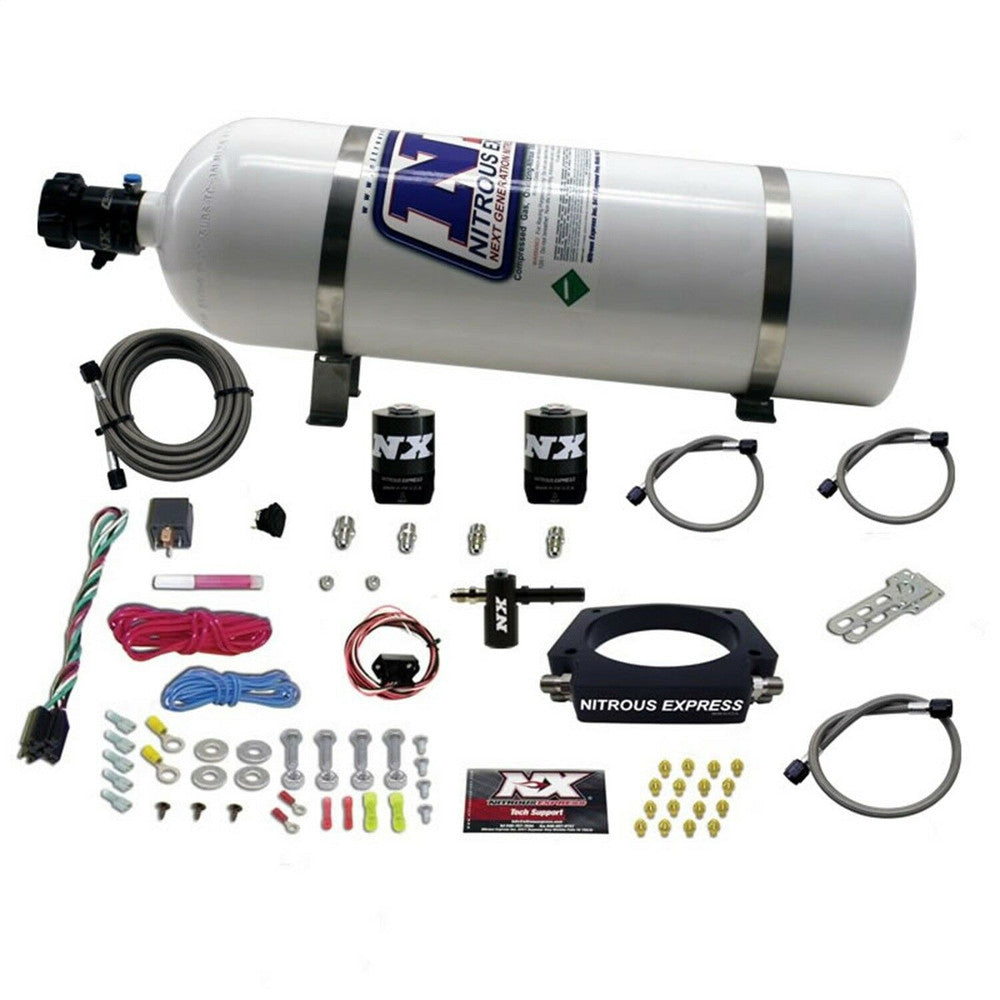 Nitrous Express C7 Corvette Nitrous Plate System (50-300Hp) W/ 15Lb Bottle # 20938-15