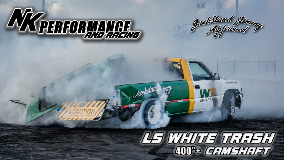 LS WHITE TRASH 400" + Camshaft