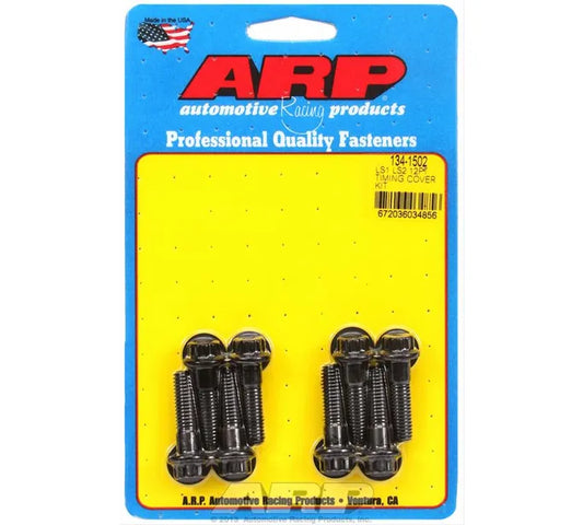 ARP LS TIMING COVER BOLT KIT - 12 POINT - BLACK OXIDE STEEL - 134-1502