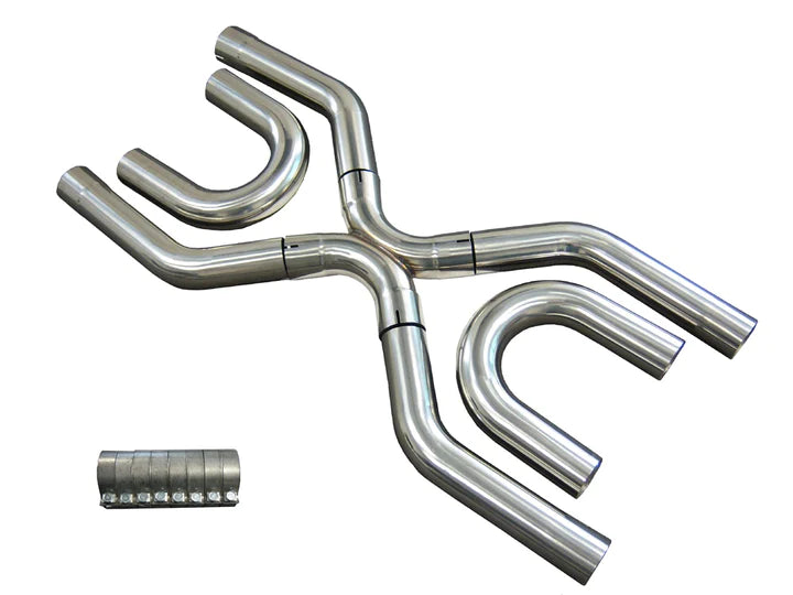 UNIVERSAL 3" EXHAUST BUILDER KIT (304 STAINLESS)