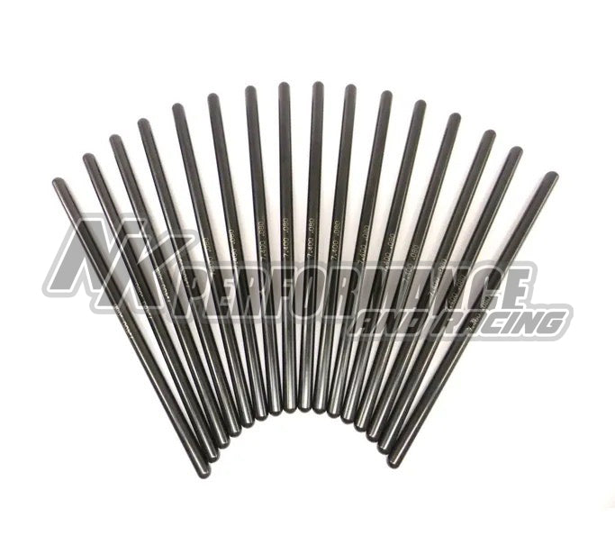 CHROMOLY PUSHRODS .080" WALL , 5/16" DIAMETER, SET OF 16 (Select Length)