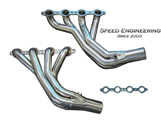 C5 & C6 CORVETTE 1 7/8" LONGTUBE HEADERS 1997-13 (LS1, LS2, LS3, LS6, LS7 ENGINES)