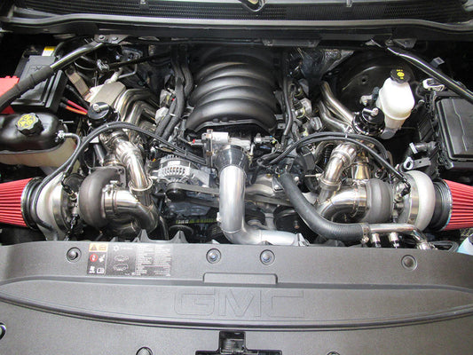 SILVERADO & SIERRA TWIN TURBO KIT 2014-19 (5.3L, 6.2L ENGINES)