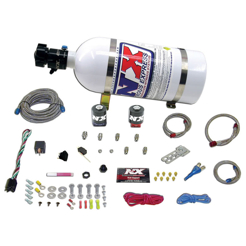 Nitrous Express All Gm Efi Single Nozzle System (35-50-75-100-150 Hp) With 10Lb Bottle # 20920-10