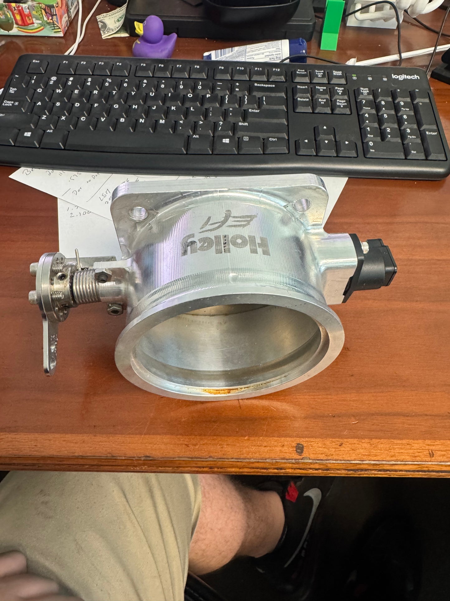 Holley EFI 112-590 VBAND, 105MM MONO BLADE THROTTLE BODY