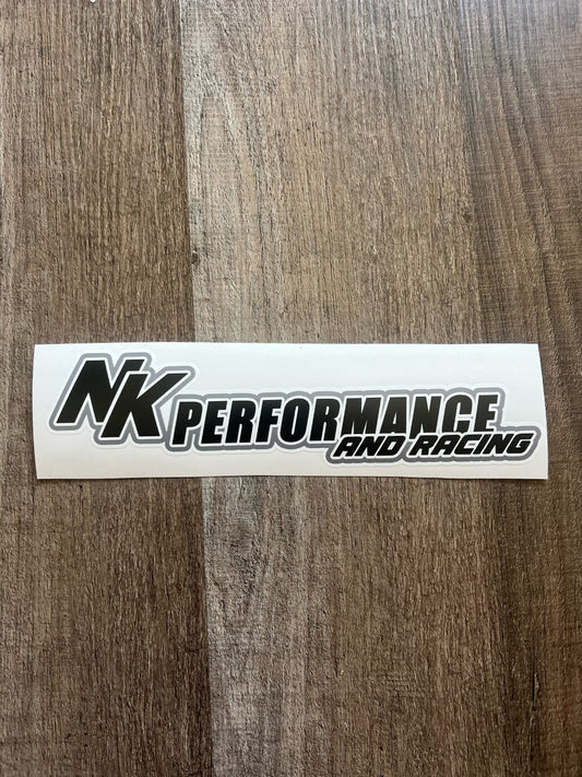 NK Performance Sticker 10"x3"