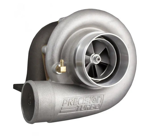 PRECISION TURBO GEN 1 PT7675 - JOURNAL BEARING - PORTED H-COVER - T4 INLET - V-BAND DISCHARGE - 0.96A/R - 12207012229